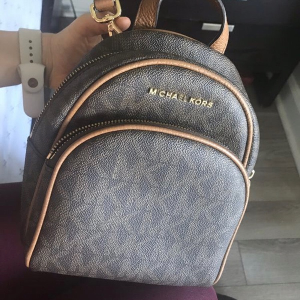 Michael kors backpack and wallet set